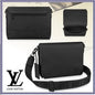 Louis Vuitton Monogram Canvas Calfskin Petite Malle Bag