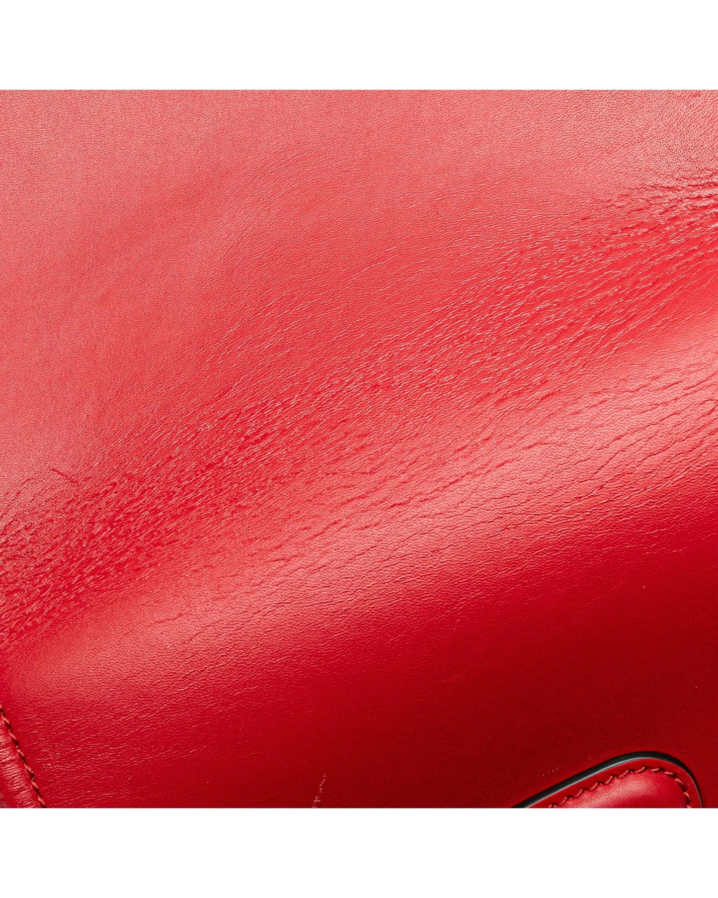 Medium Leather Crossbody Bag with Detachable Strap and Interior Pockets