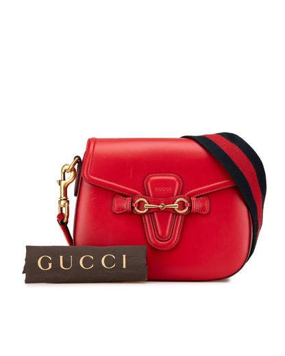 Medium Leather Crossbody Bag with Detachable Strap and Interior Pockets