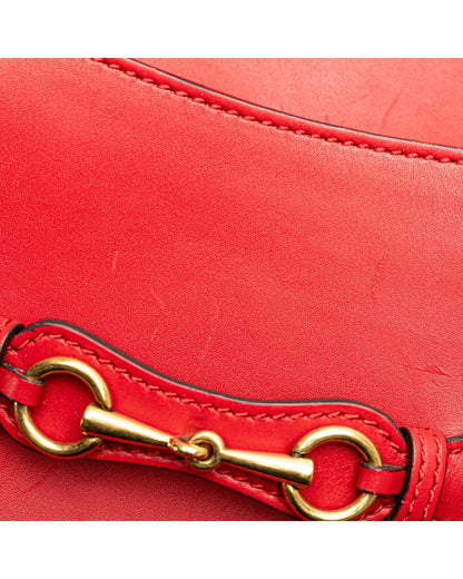 Medium Leather Crossbody Bag with Detachable Strap and Interior Pockets