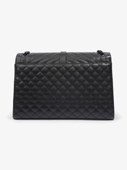 Saint Laurent Envelope Leather Black Shoulder Bag Style 27