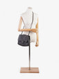 Chanel Classic Single Flap Grey Lambskin Leather Jumbo