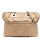 Tan Dior Lambskin Cannage Granville Chain Tote