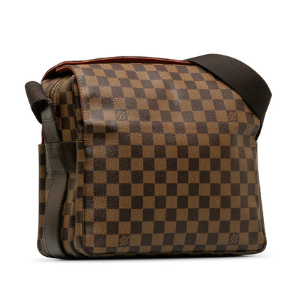 Brown Louis Vuitton Damier Ebene Naviglio Crossbody Bag