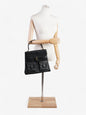 Saint Laurent Top Handle Black Grained Leather