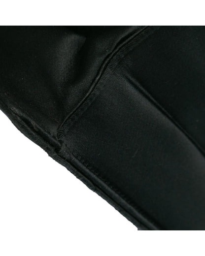 Mini Square Satin Crossbody Bag with Turn-Lock Closure