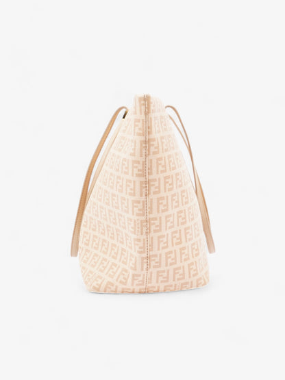 Fendi Tote Canvas Black Tote Bag Canvas