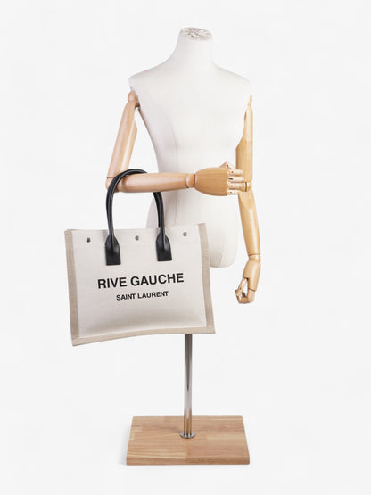 Saint Laurent Canvas Black Tote Bag Style 4