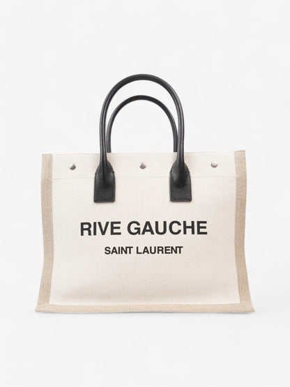 Saint Laurent Canvas Black Tote Bag Style 4