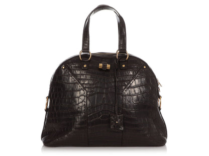 Saint Laurent Brown Alligator M