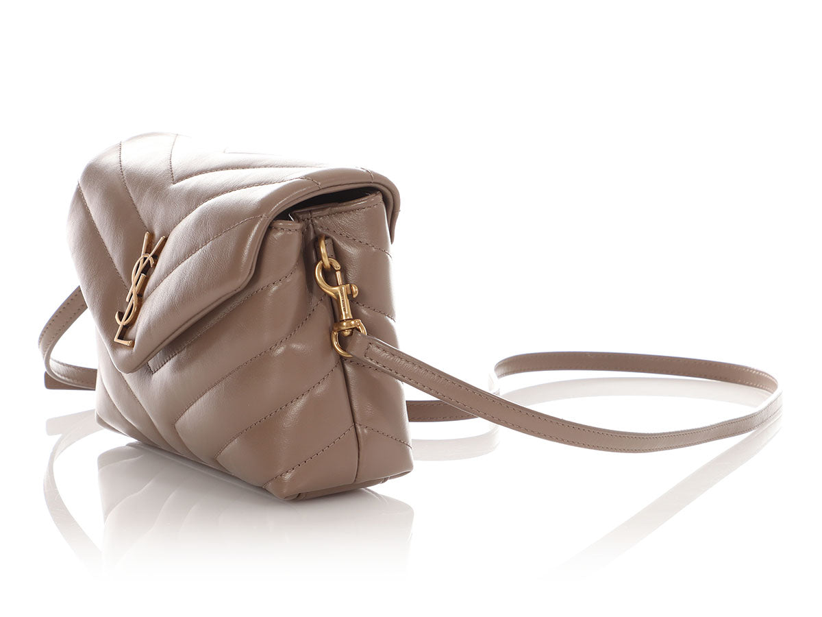 Saint Laurent Taupe Toy Loulou