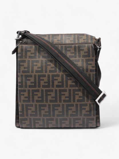 Fendi Zucchino Boston Burgundy Canvas