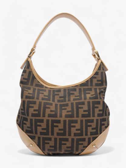 Fendi Canvas Brown Shoulder Bag Style 5