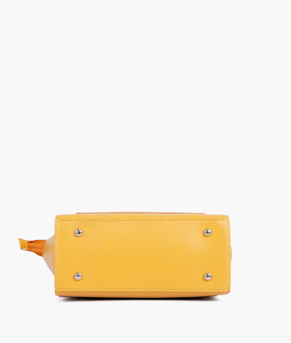 Yellow mini messenger bag