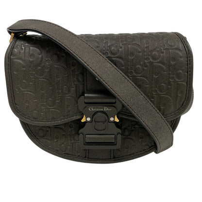 Christian Dior Shoulder Bag leather Brown gallop Women