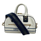 Christian Dior Handbag leather white 83-MA-0212X Vibe Bowling bag Women