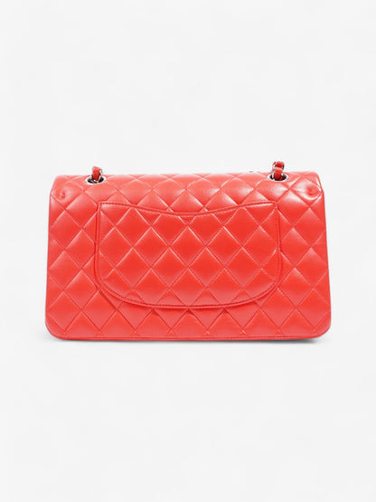 Chanel Classic Double Flap Red Lambskin Leather Medium