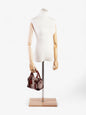 Fendi Zucchino Boston Burgundy Canvas