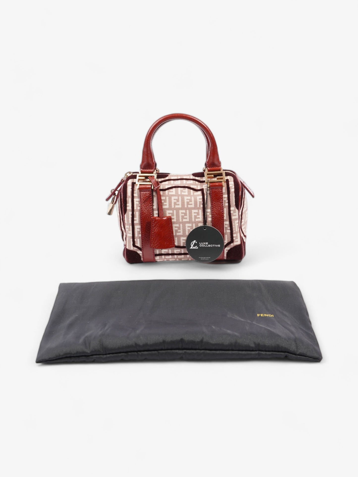 Fendi Classic Zip Fendi Zucca Canvas