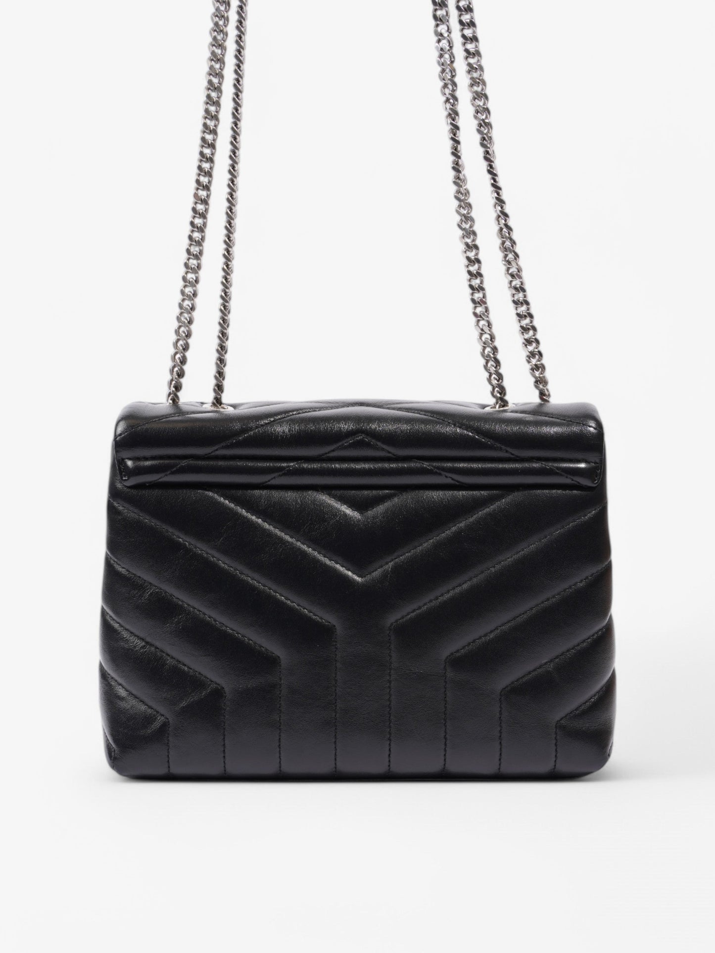 Saint Laurent Loulou Black Quilted Leather Small