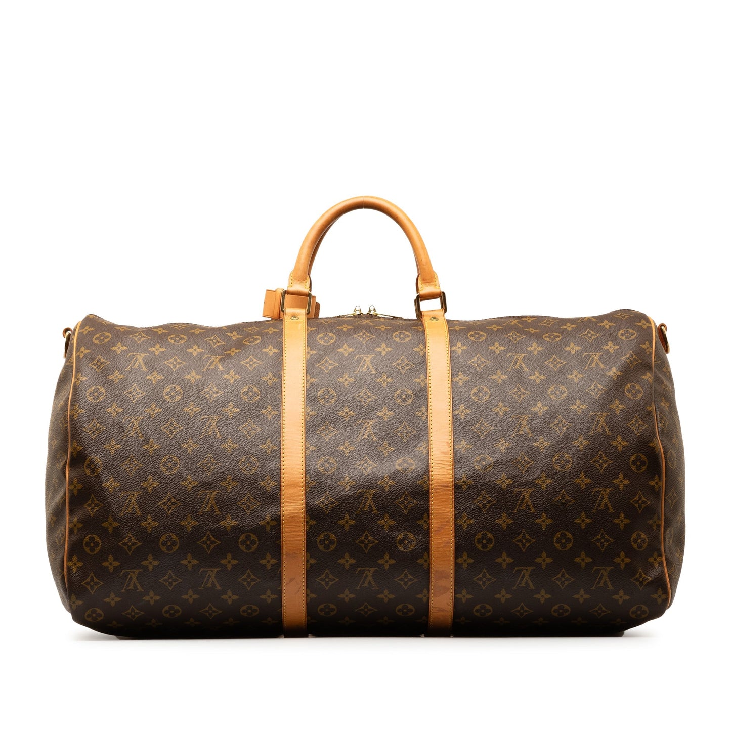 Brown Louis Vuitton Monogram Keepall Bandouliere 60 Travel Bag