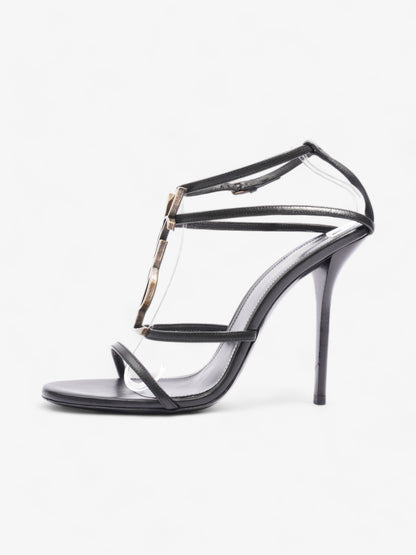 Saint Laurent Cassandra 110 120Mm Black Leather Eu 40 5 Uk 7 5