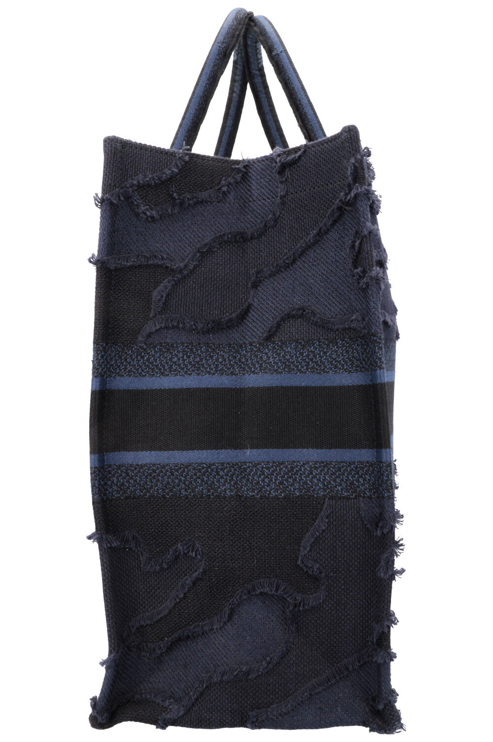 Christian Dior Medium Book Tote Navy Camouflage