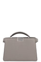 FENDI Peekaboo ISeeU X-Cross Bag Leather Grey