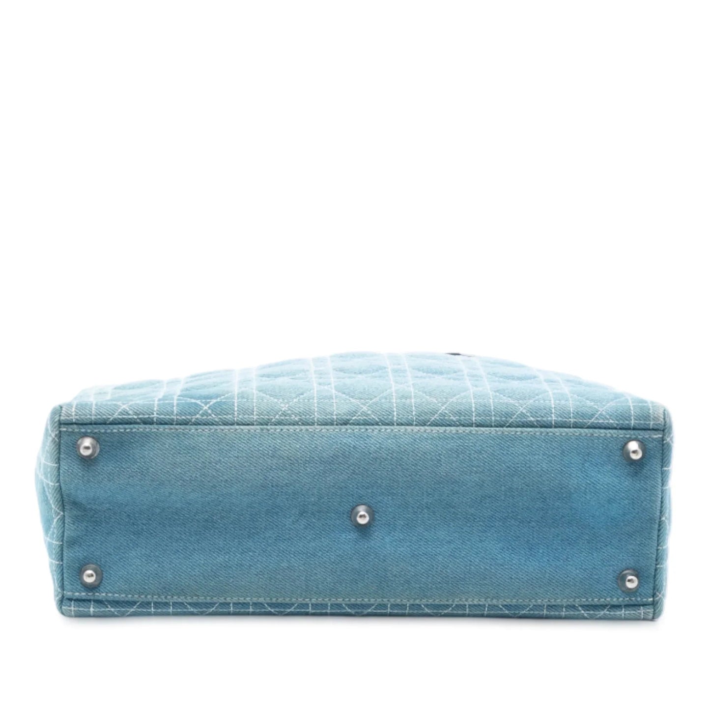 Dior Lady Dior Cannage Blue Handbag Style 2