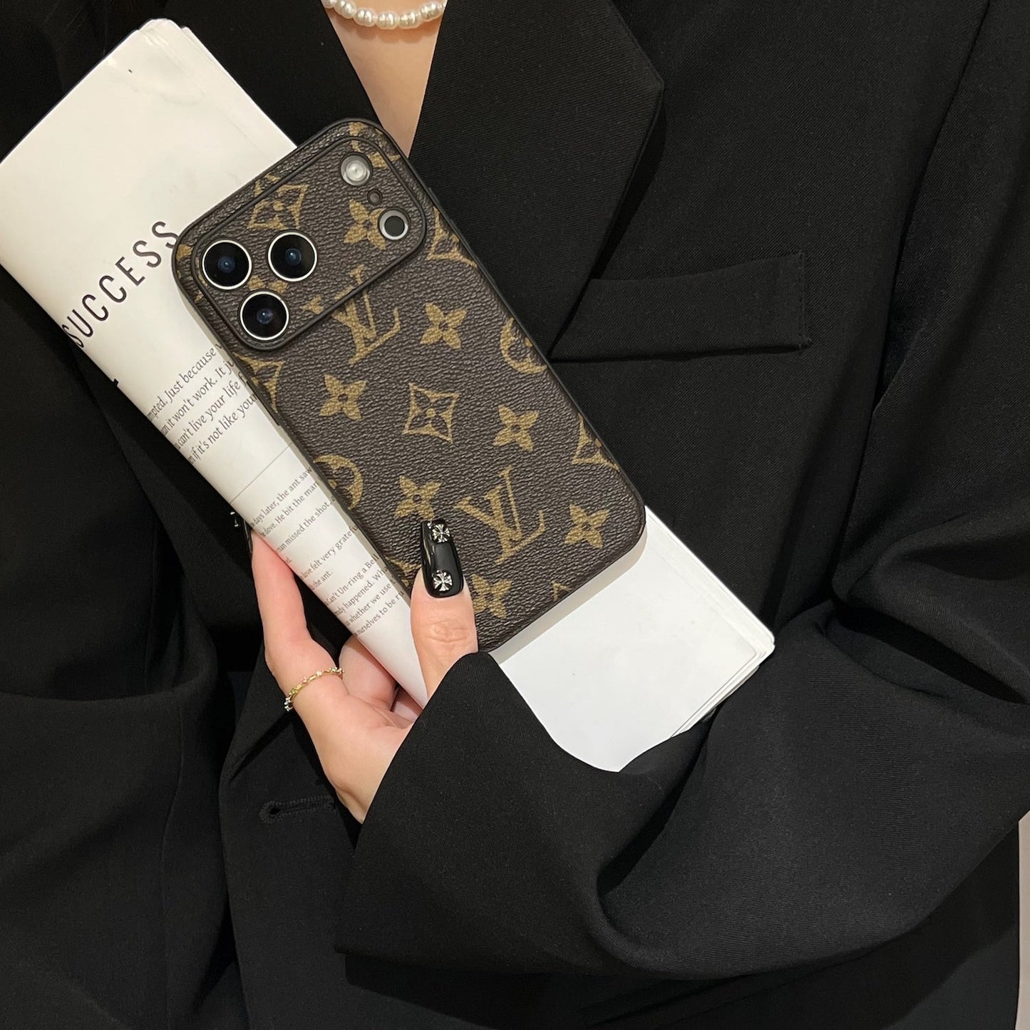 BROWN LV MONOGRAM CUSTOM SIDE