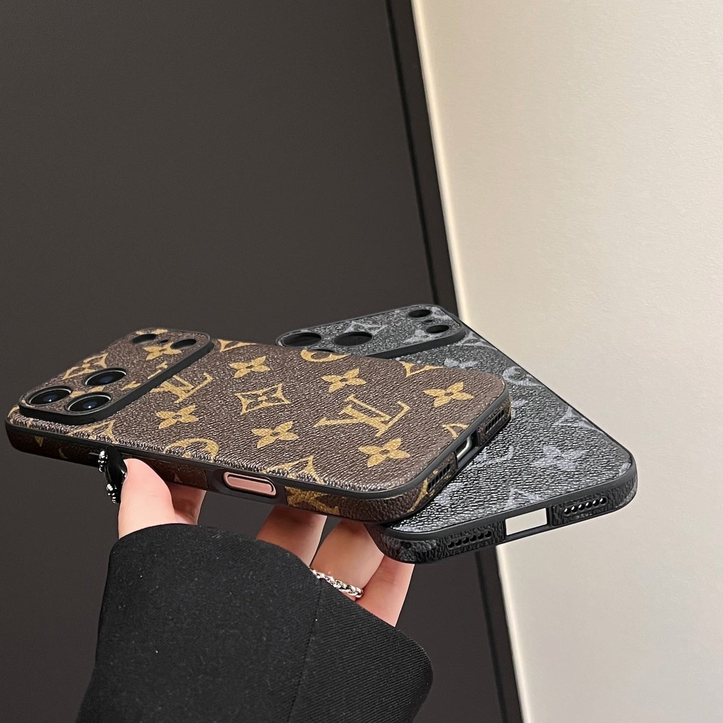 BROWN LV MONOGRAM CUSTOM SIDE