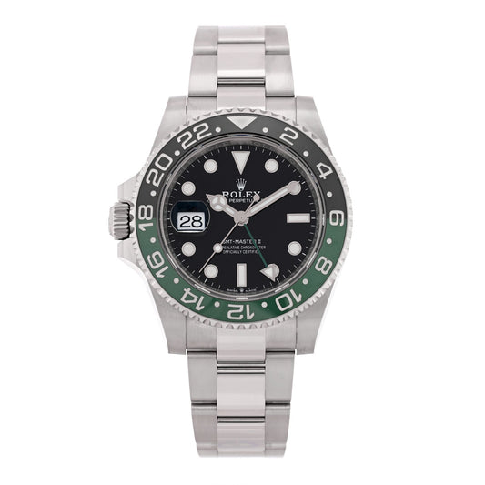 Stainless Steel 40mm Oyster Perpetual Date GMT Master Ⅱ Sprite Watch 126720VTNR