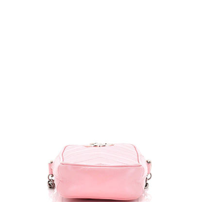 GG Marmont Vertical Phone Crossbody Bag Matelasse Leather Mini