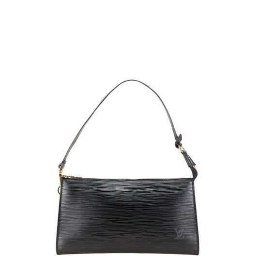 Louis Vuitton  Noir Leather Handbag Pouch