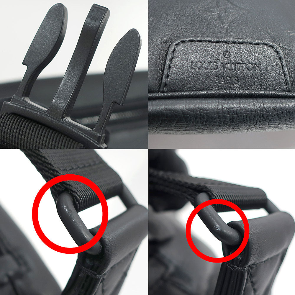 Louis Vuitton Dialovery Bum Bag M44388 Monogram Shadow Noir Black BK Body Bag Crossbody  Preservation Bag Box