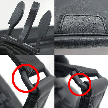 Louis Vuitton Dialovery Bum Bag M44388 Monogram Shadow Noir Black BK Body Bag Crossbody  Preservation Bag Box