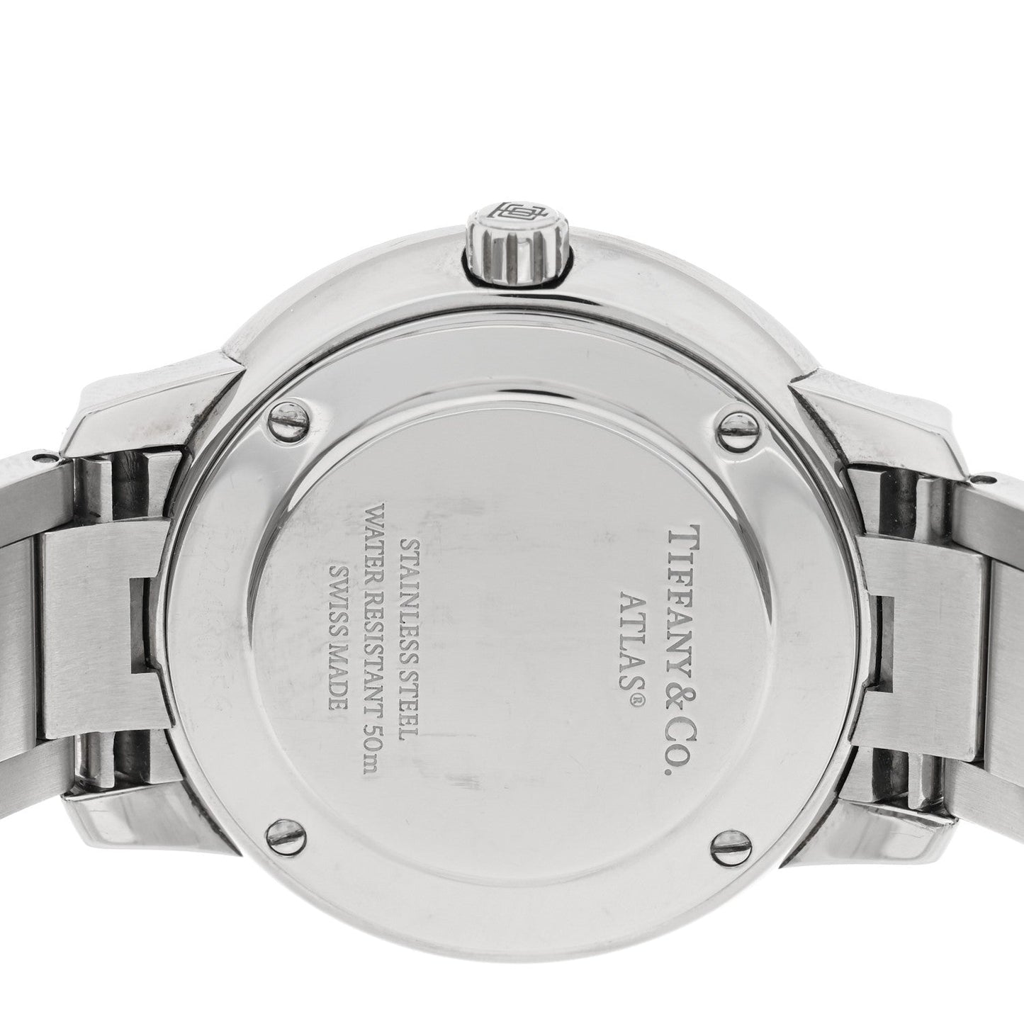 Stainless Steel Diamond Bezel 31mm Atlas 2-Hand Quartz Watch