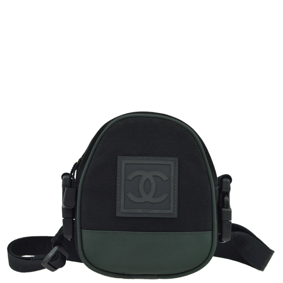 Chanel Black Green Shoulder Bag