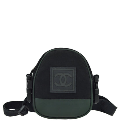 Chanel Black Green Shoulder Bag