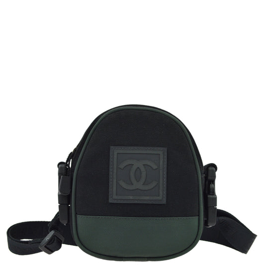 Chanel Black Green Shoulder Bag