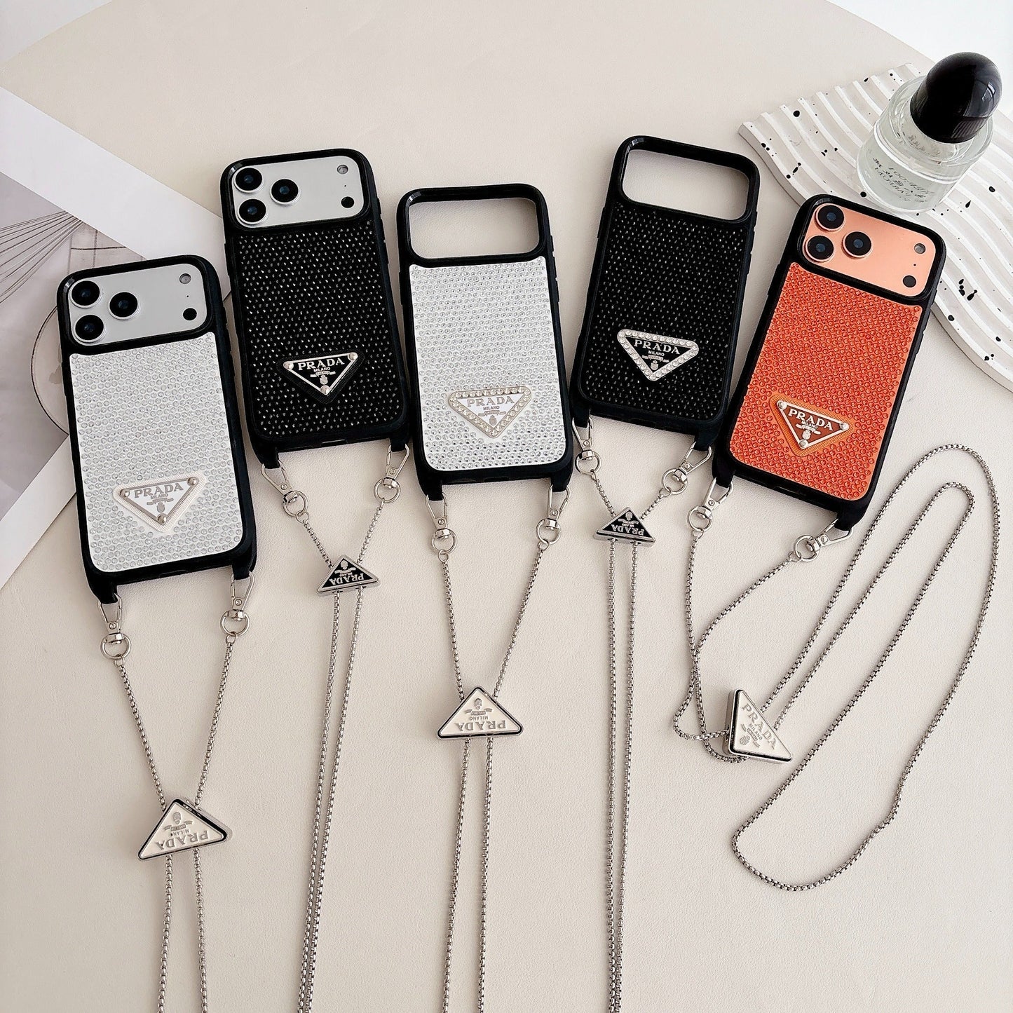 3 Color Phone Case on Chain iPhone