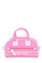 Christian Dior Hot Pink Small Vibe Zip Bowling Handbag