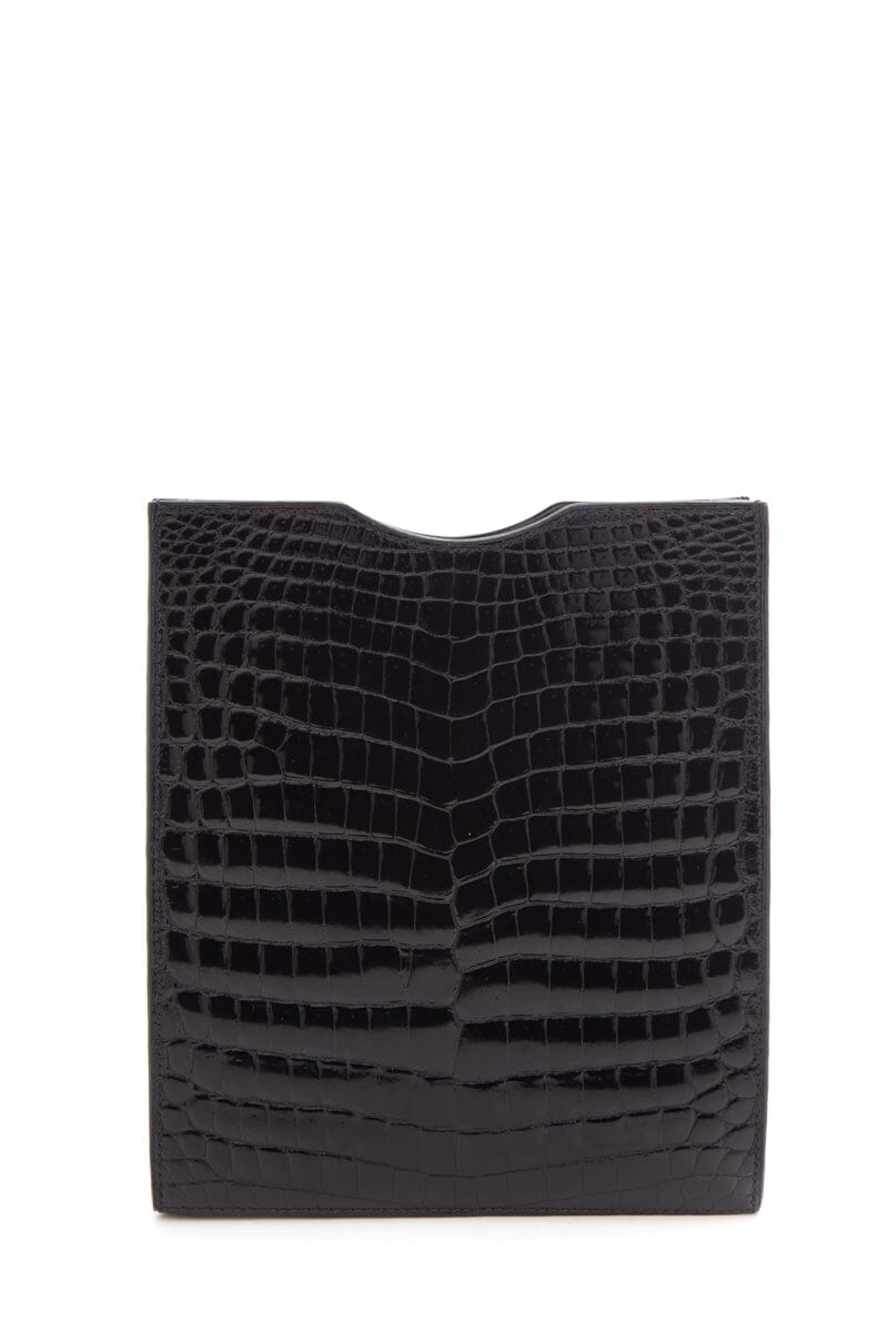 Hermès Black Crocodile Niloticus Onimaitou Crossbody