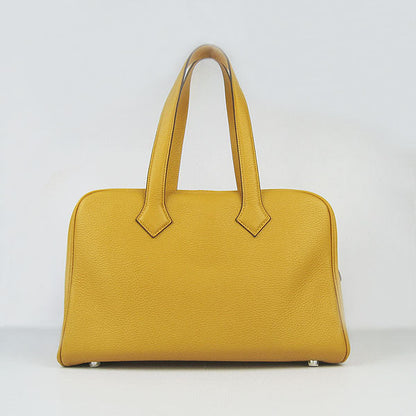 Luxury Hermes Togo Leather Handbag Yellow