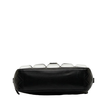 CHANEL Crossbody Bag in Lambskin Gun Metal Black Ladies