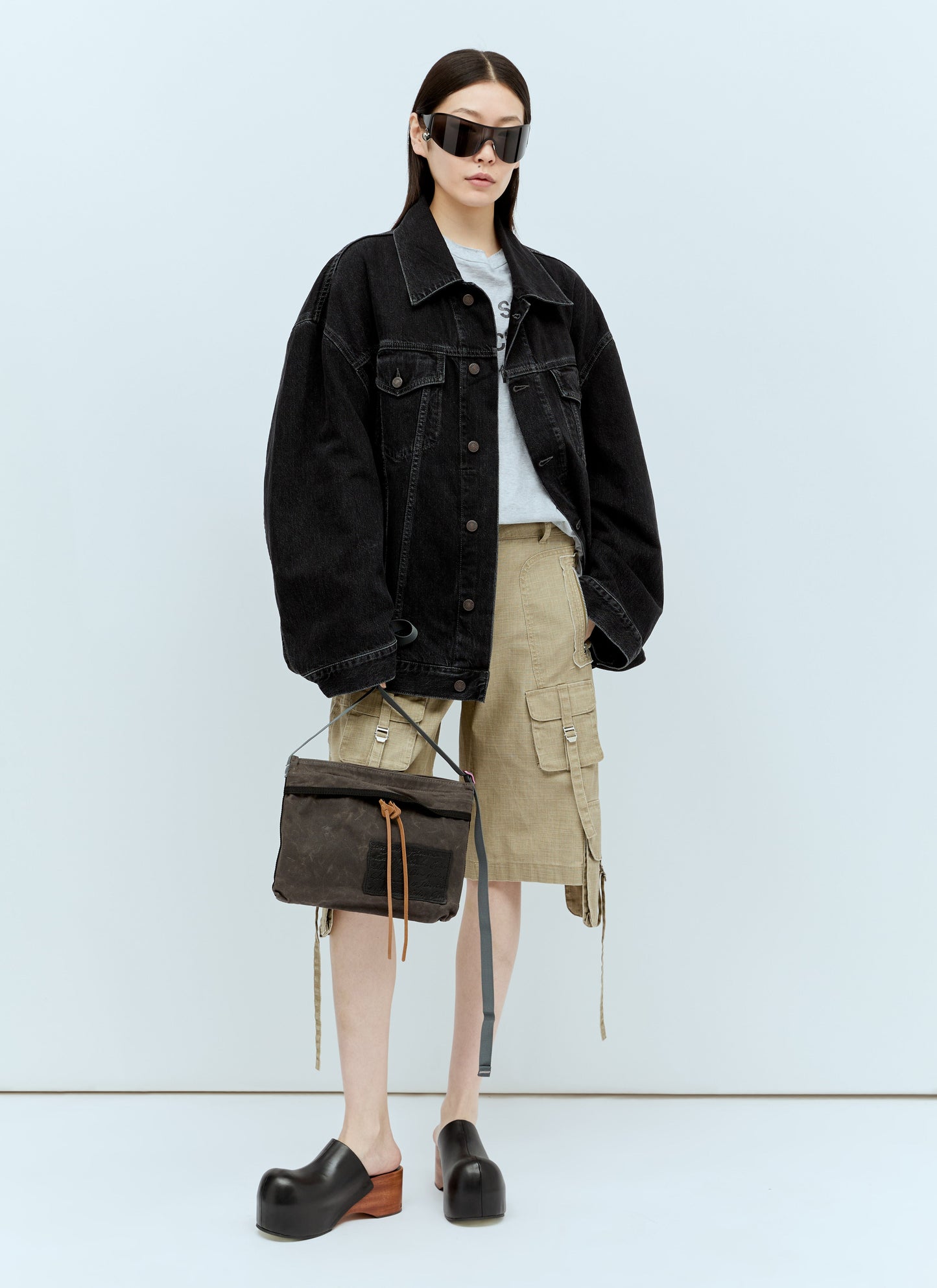 Acne Studios Women Canvas Crossbody Bag
