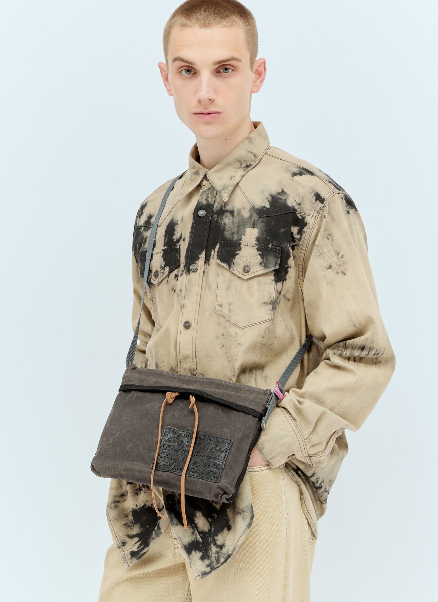 Acne Studios Men Canvas Crossbody Bag