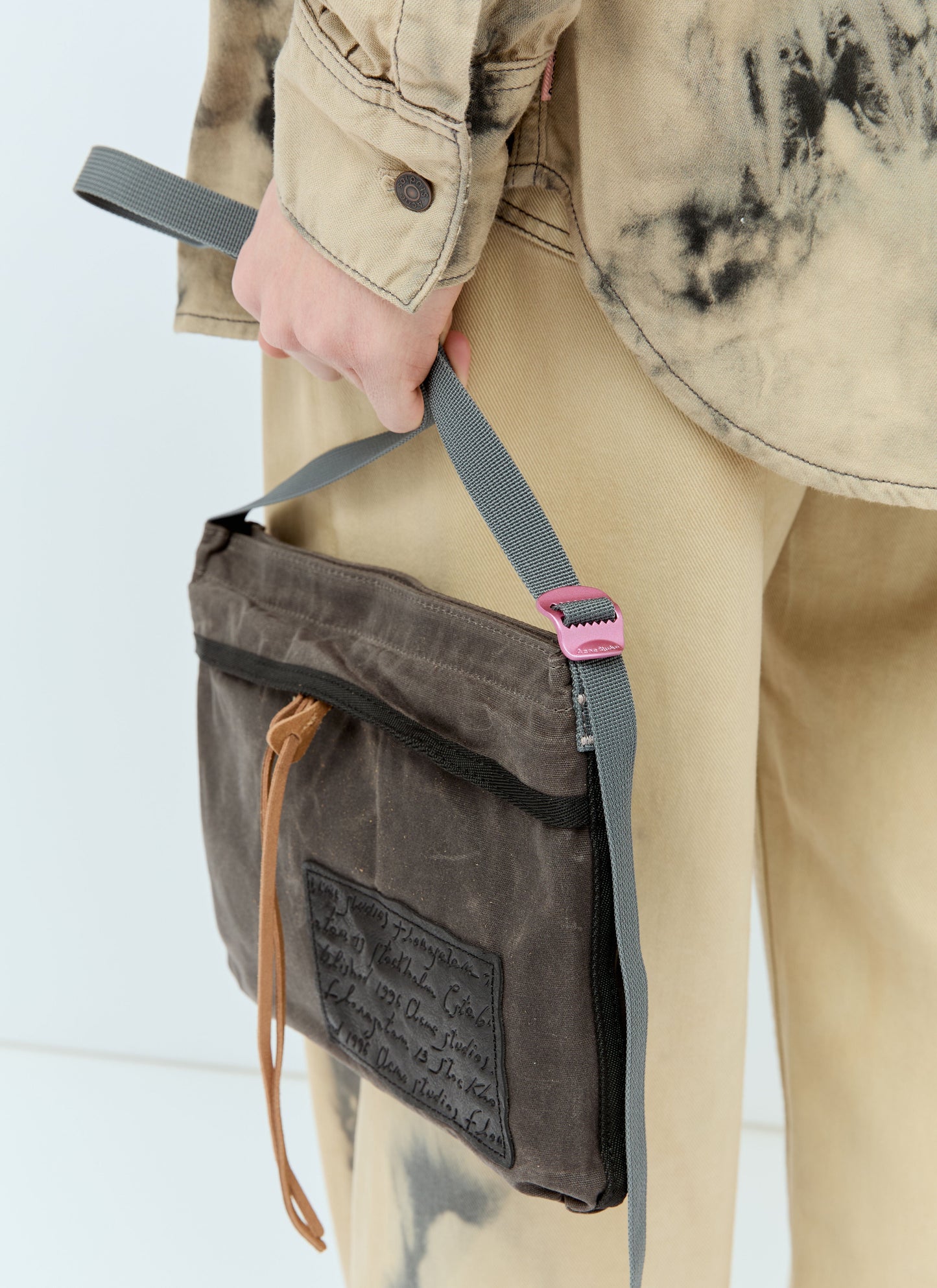 Acne Studios Men Canvas Crossbody Bag
