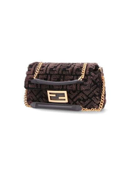 Fendi Women "Baguette Chain Midi" Crossbody Bag
