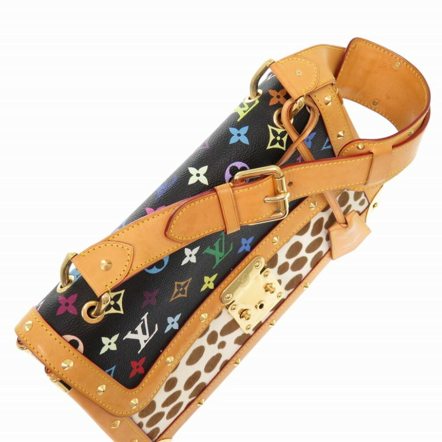 Louis Vuitton   Noir Monogram colore Leather Shoulder Bag
